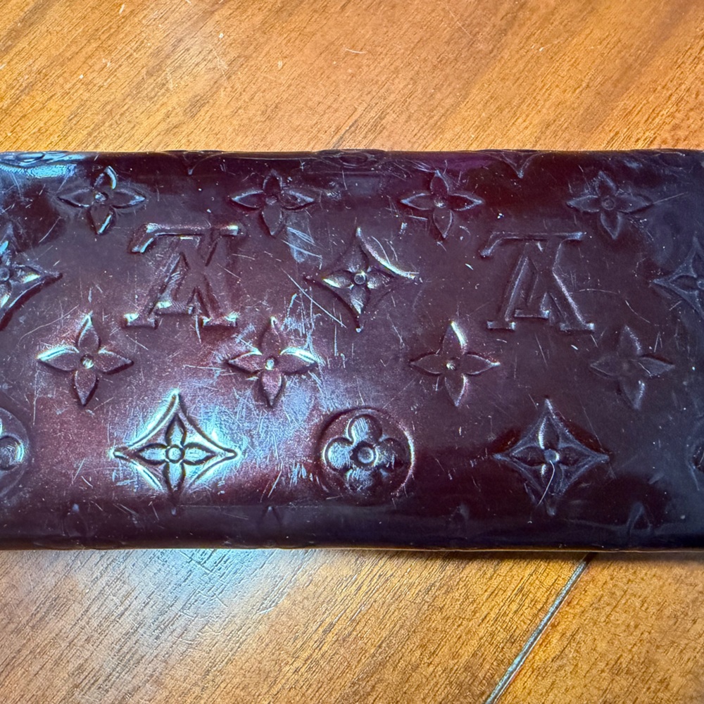 LOUIS VUITTON Vernis Purple Long Wallet with COA (dust bag NOT INCLUDED.) - Picture 3 of 17